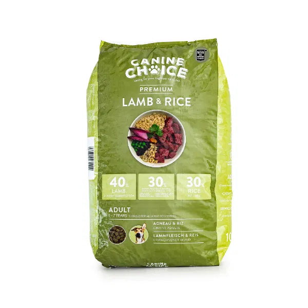 Canine Choice Premium Adult Dog Food with Lamb