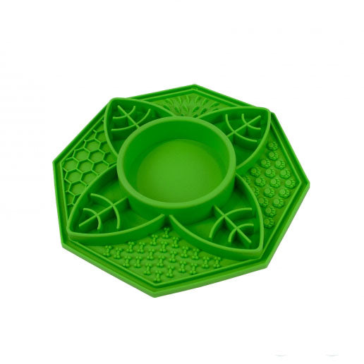 Ancol Orva Suction Cup Slow Feeder Leaf Design