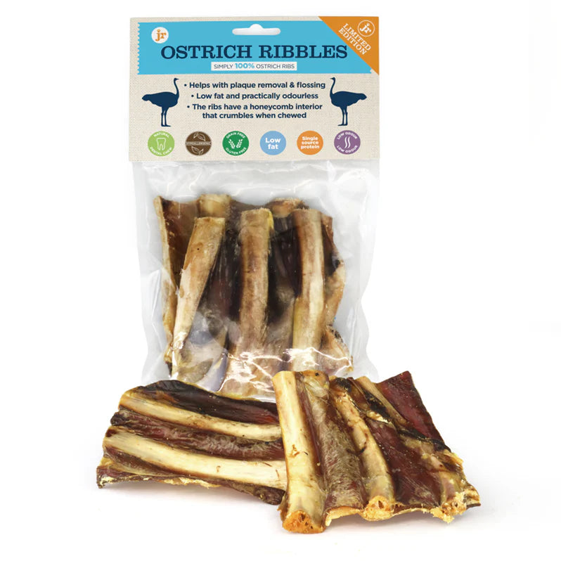 JR Pet Products Ostrich Ribbles
