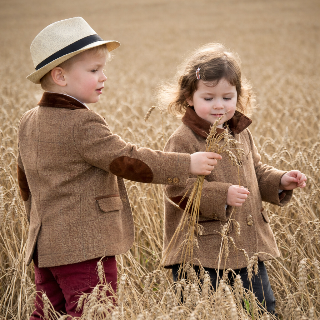Eleanor Charles Childs The Moloney Tweed Jacket - Brown | Millbry Hill