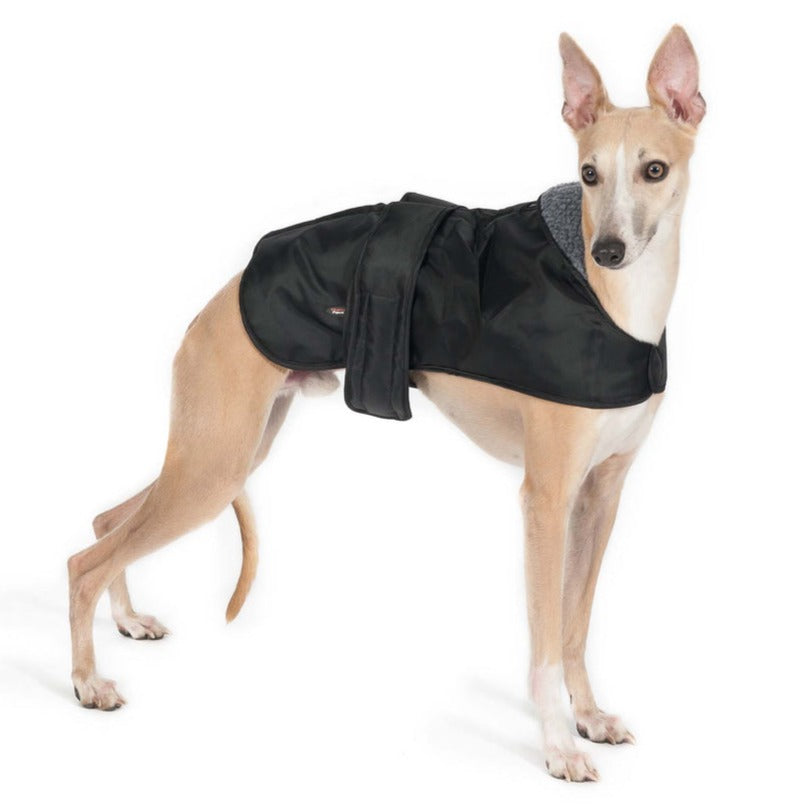 Ancol Hound Coat for Greyhounds & Whippets#Black