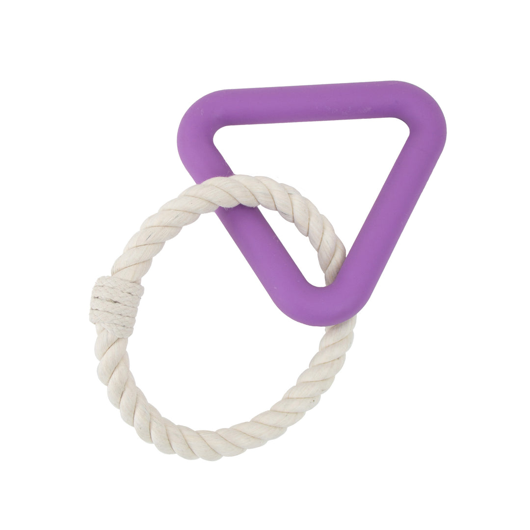 Ancol Playtime Natural Ropey Triangle Dog Toy