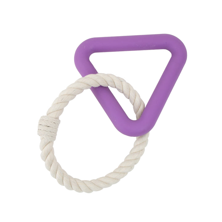 Ancol Playtime Natural Ropey Triangle Dog Toy