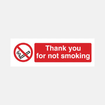 Raymac Thank You for Not Smoking Sign