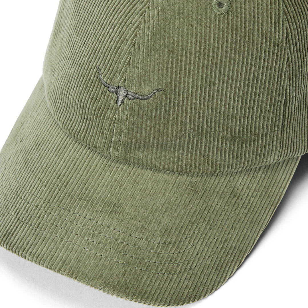R M Williams Mens Mini Longhorn Cord Cap