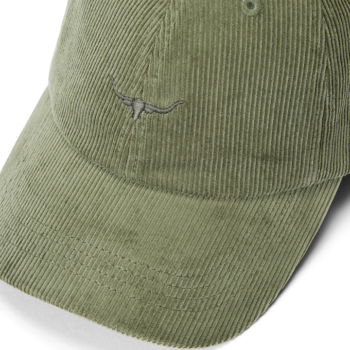 R M Williams Mens Mini Longhorn Cord Cap
