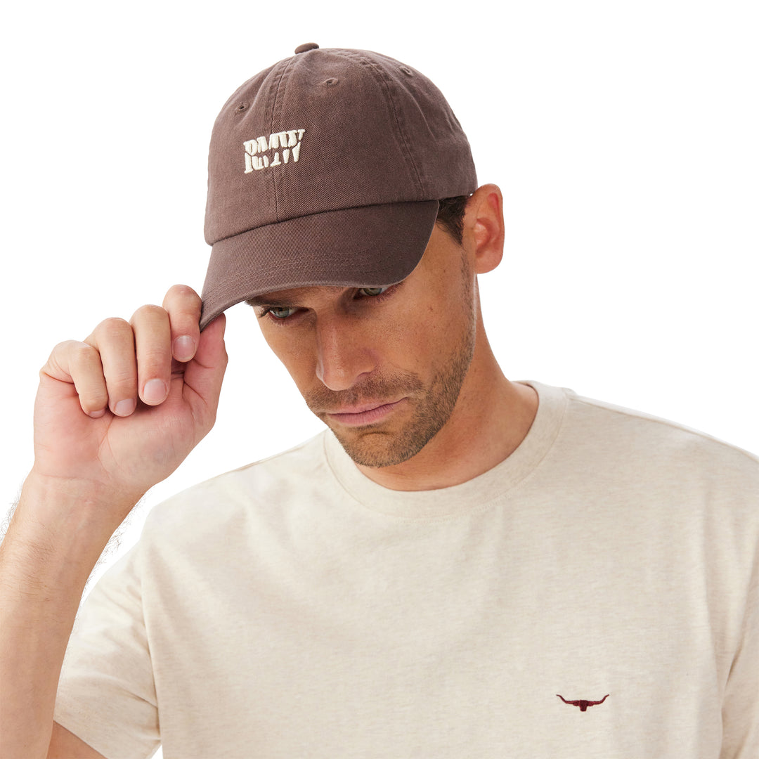 R M Williams Mens Branded Twill Cap