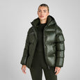 Aztec Diamond Ladies Heavy Quilted Puffer