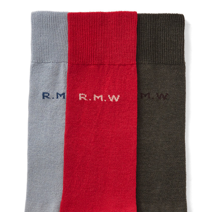 R M Williams Mens R.M.W 3 Pack Socks