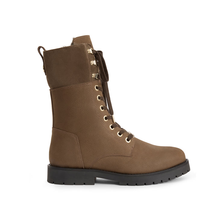 Fairfax & Favor Limited Edition Fog Nubuck Shearling Lined Anglesey Boot