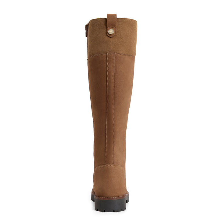 Fairfax & Favor Ladies Knee High Shearling Lined Anglesey Boot
