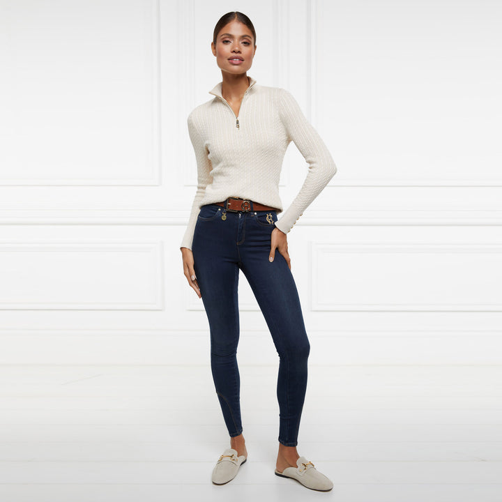 Holland Cooper Ladies Ava Half Zip Knit