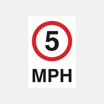 Raymac 5 MPH Sign