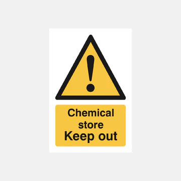 Raymac Chemical Store Keep Out Sign