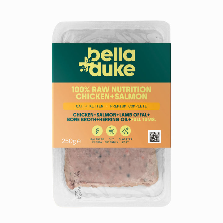 Bella & Duke Chicken & Salmon Raw Cat Food