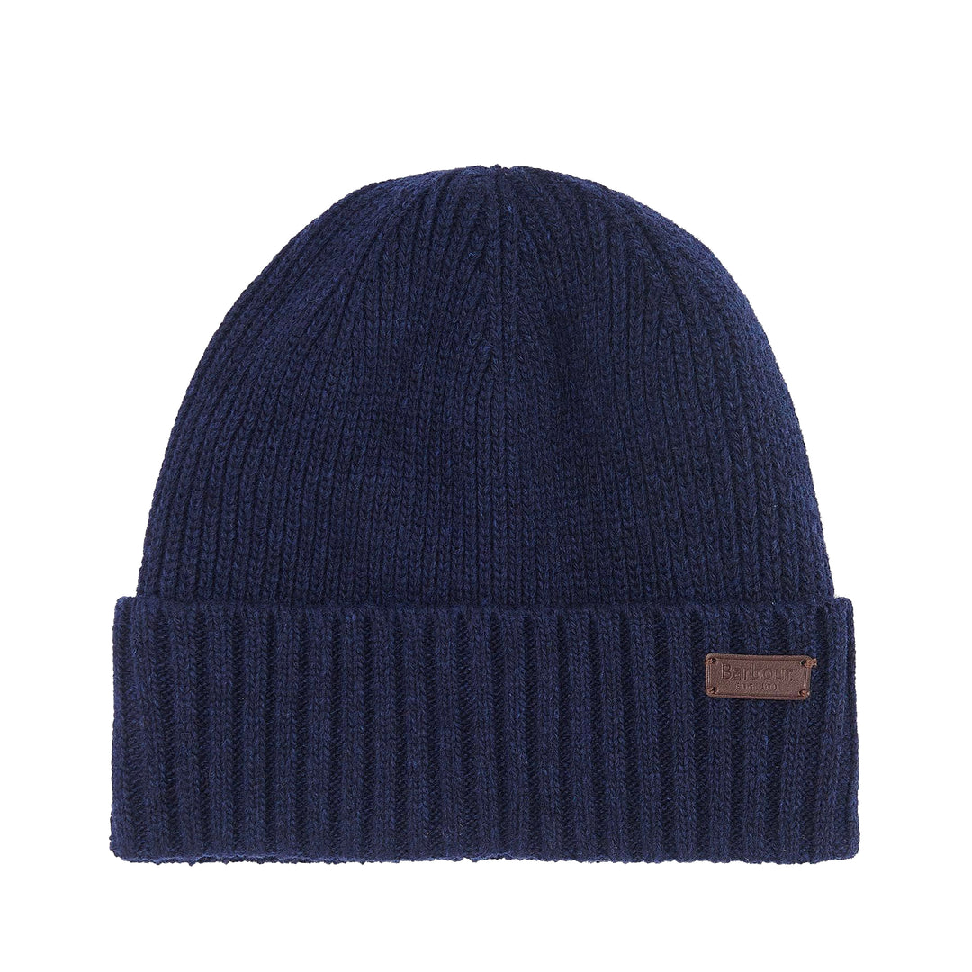 Barbour Mens Carlton Beanie#Navy