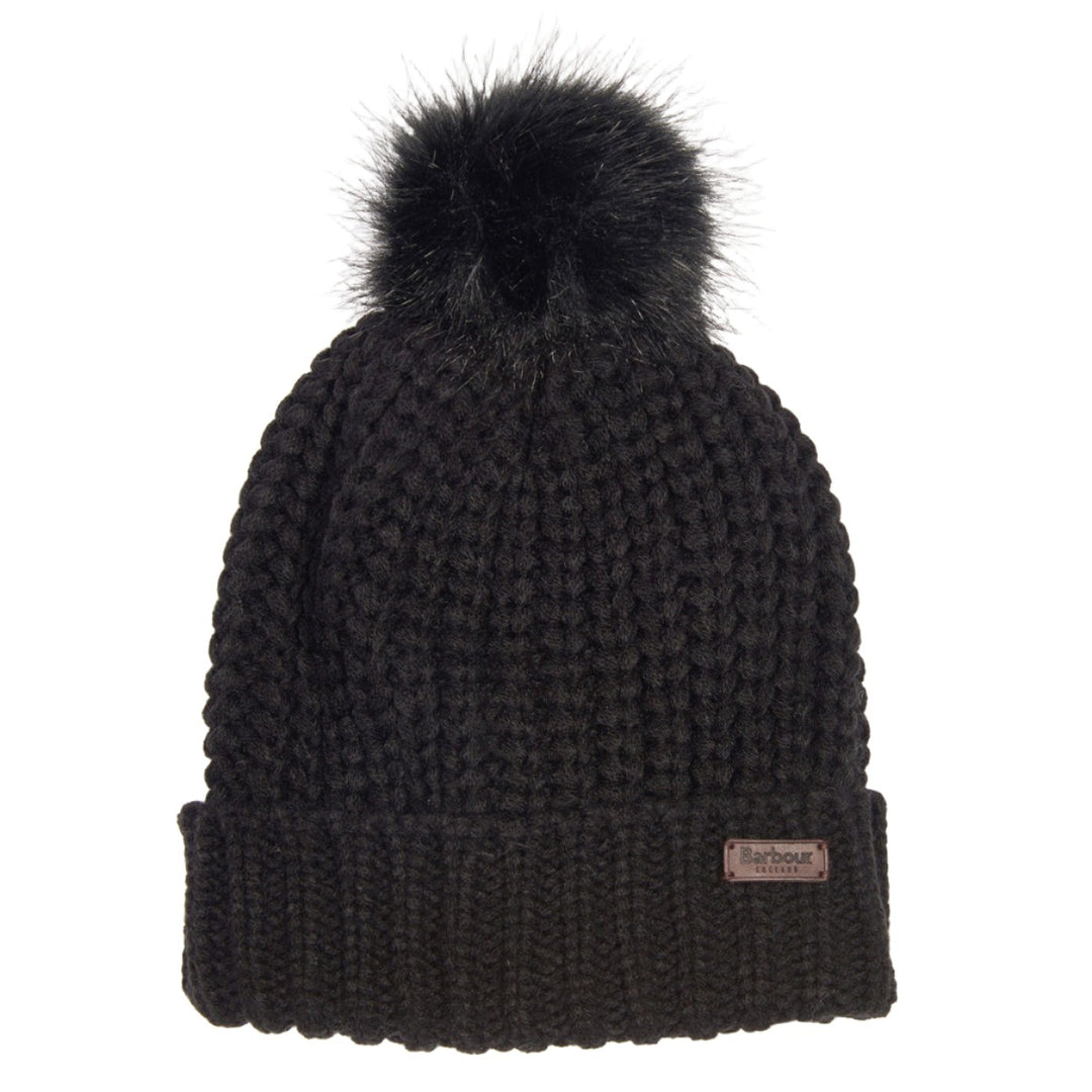 The Barbour Ladies Saltburn Beanie#Black