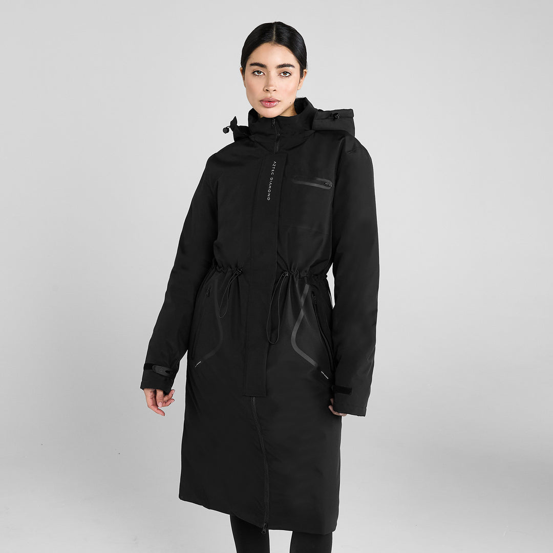 Aztec Diamond Ladies Fleece Lined Rain Jacket