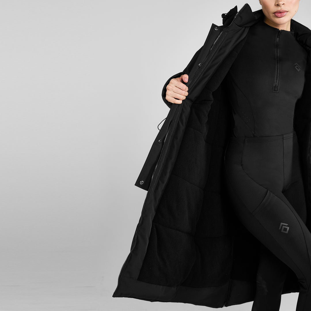 Aztec Diamond Ladies Fleece Lined Rain Jacket