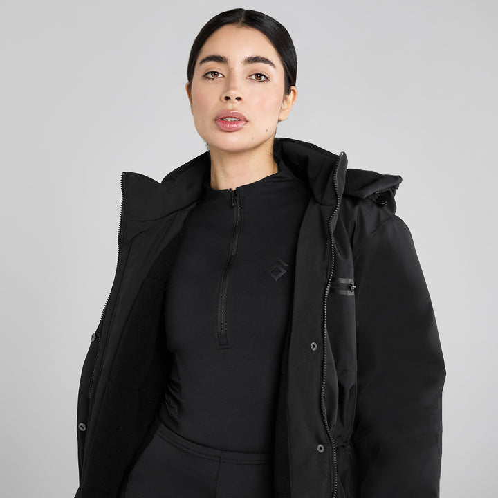 Aztec Diamond Ladies Fleece Lined Rain Jacket