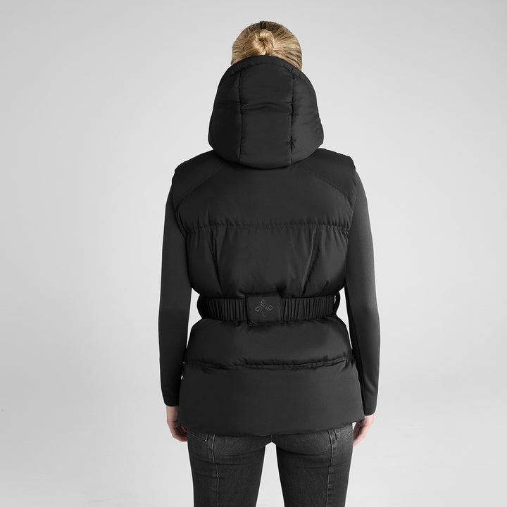 Aztec Diamond Ladies Premium Belted Quilted Gilet