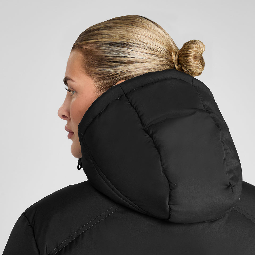 Aztec Diamond Ladies Premium Belted Quilted Coat