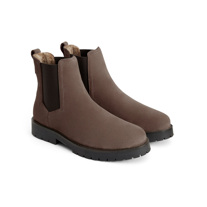 Fairfax & Favor Limited Edition Fog Suede Sheepskin Boudica Boot