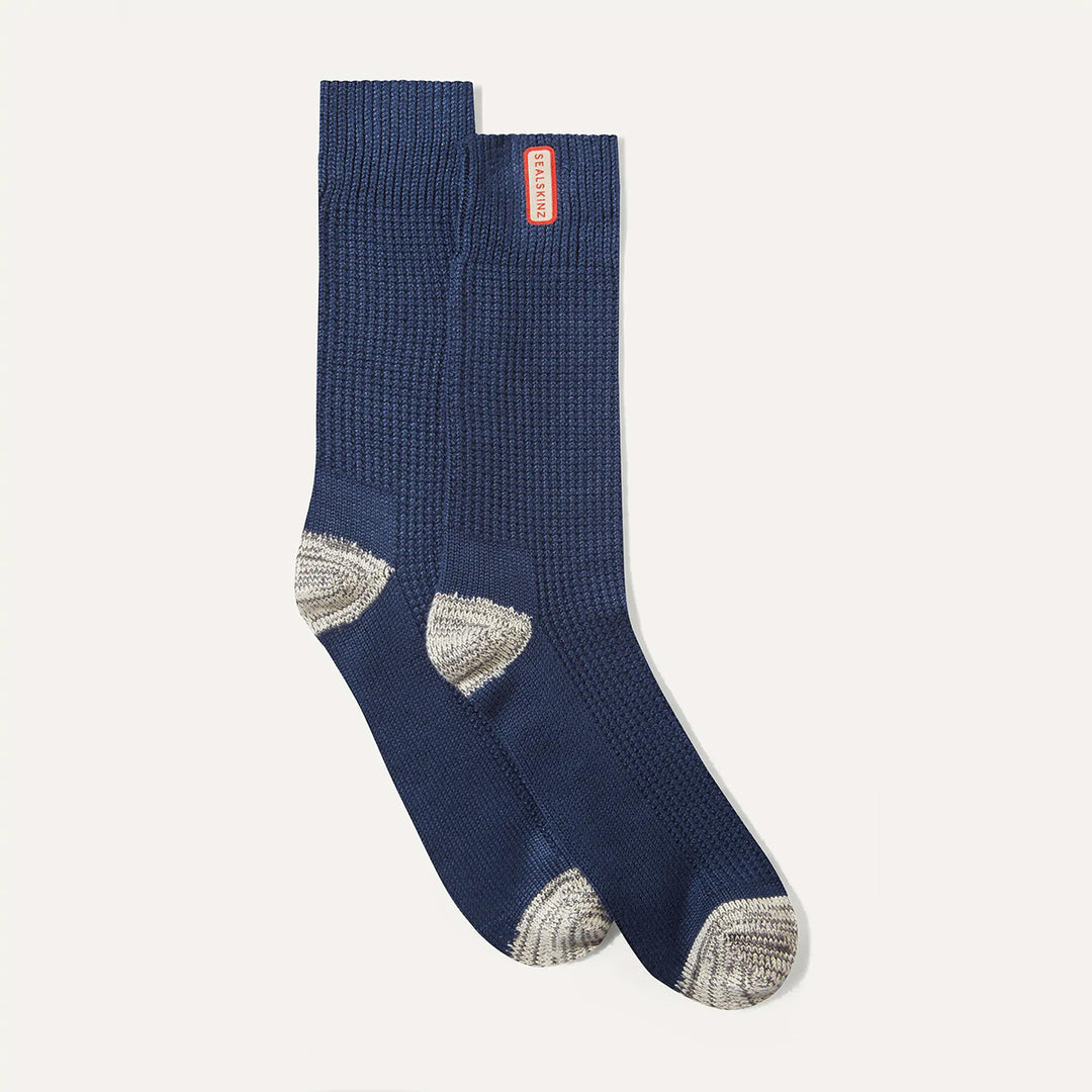 Sealskinz Men's Bradenham Bamboo Mid Length Lightweight Waffle Knit Sock