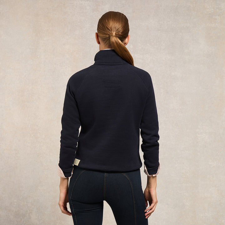 Holland Cooper Ladies Burford Quarter Zip Neck Sweat