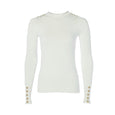 Holland Cooper Ladies Buttoned Knit Crew Neck Jumper