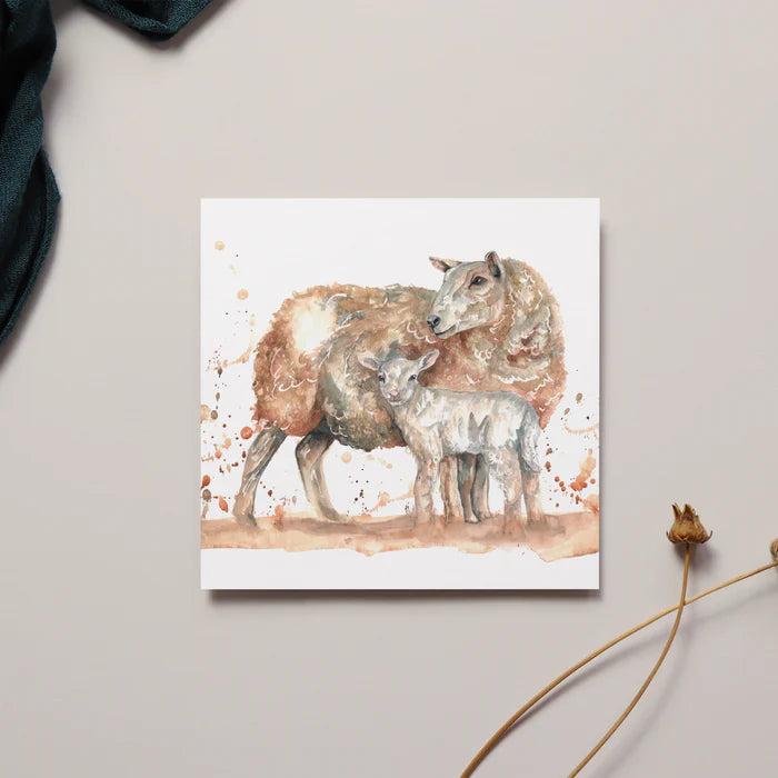 Meg Hawkins Ewe & Lamb Card