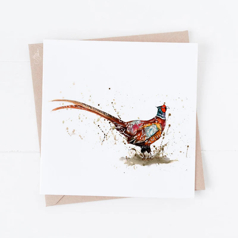 Meg Hawkins Pheasant Card