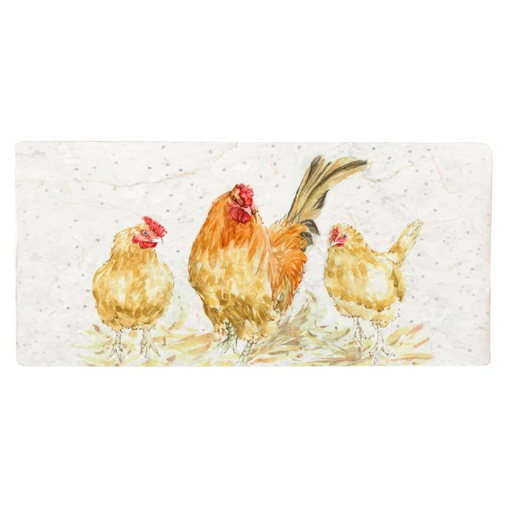 Country Creation Large Marble Platter - Domestic Bliss