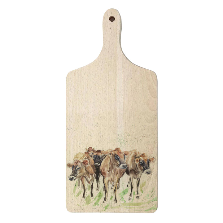 Country Creation Large Paddle Chopping Board - The Jerseys