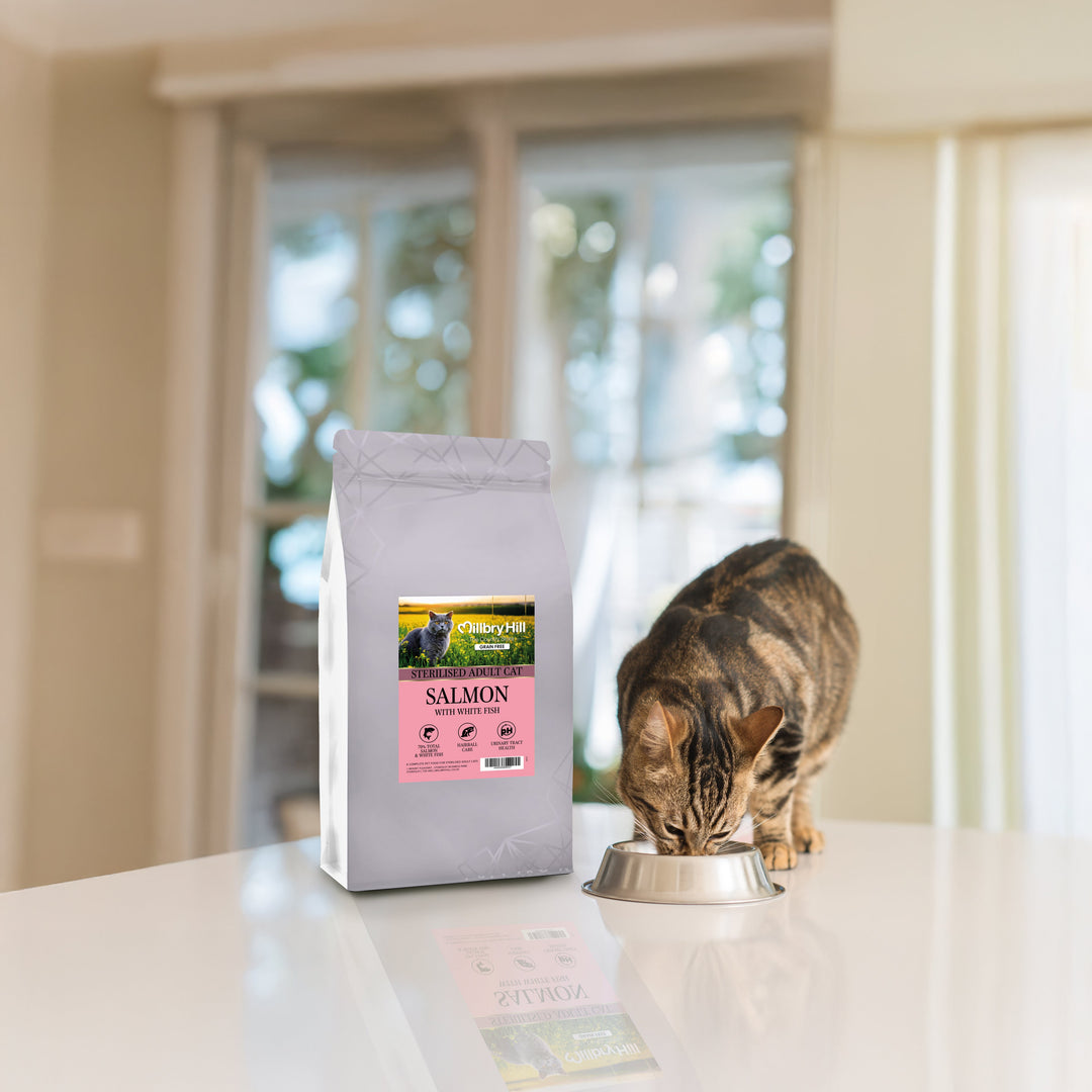 Millbry Hill Connoisseur Sterillised Cat Salmon & White Fish