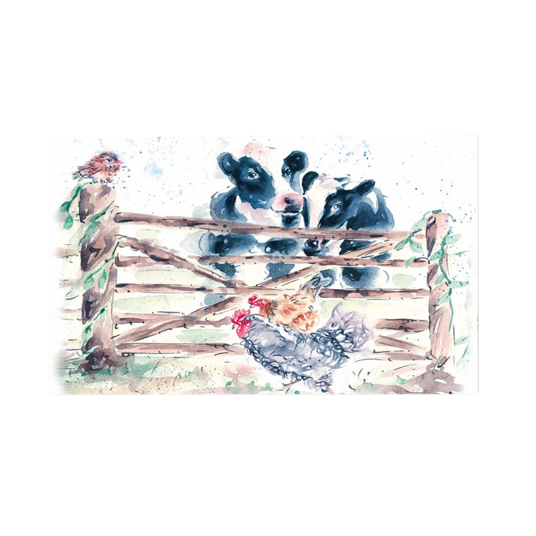 Country Creation Ceramic Platter - Cow 'n' Gate
