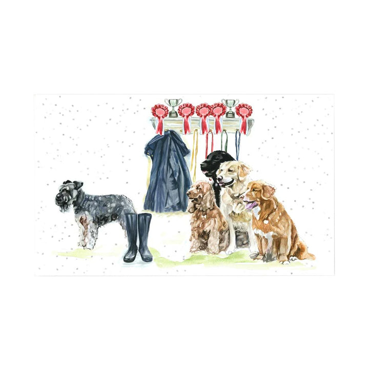 Country Creation Ceramic Platter - Waiting for Walkies