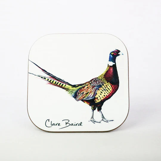 Clare Baird Pheasant Coaster