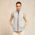 Holland Cooper Ladies Country Fleece Gilet#Khaki