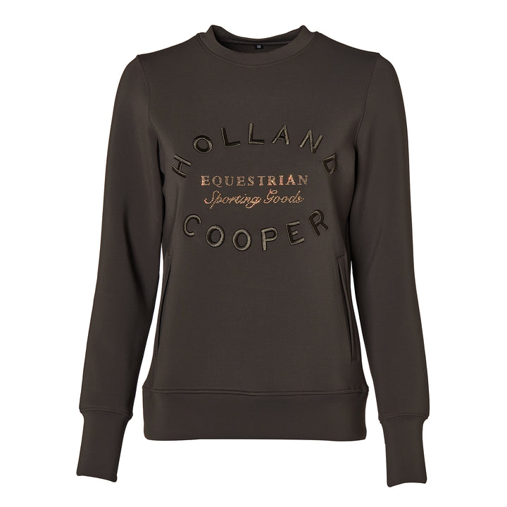 Holland Cooper Ladies Crystal Crew Neck Sweat