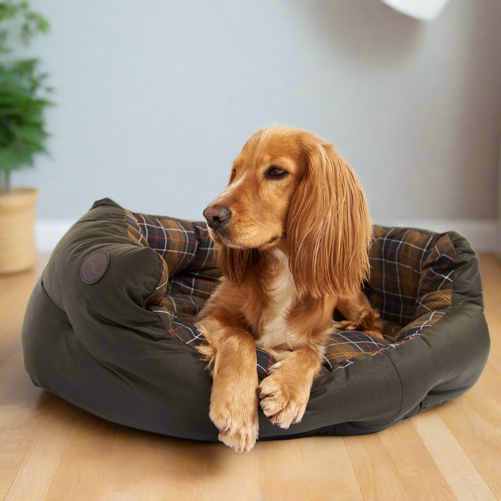 Barbour Wax/Cotton Tartan Dog Bed