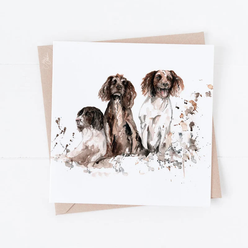 Meg Hawkins Spaniels Card