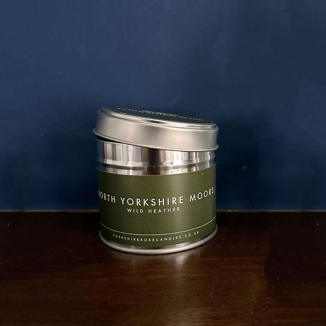 Yorkshire Rose Candles North Yorkshire Moors Tin Candle