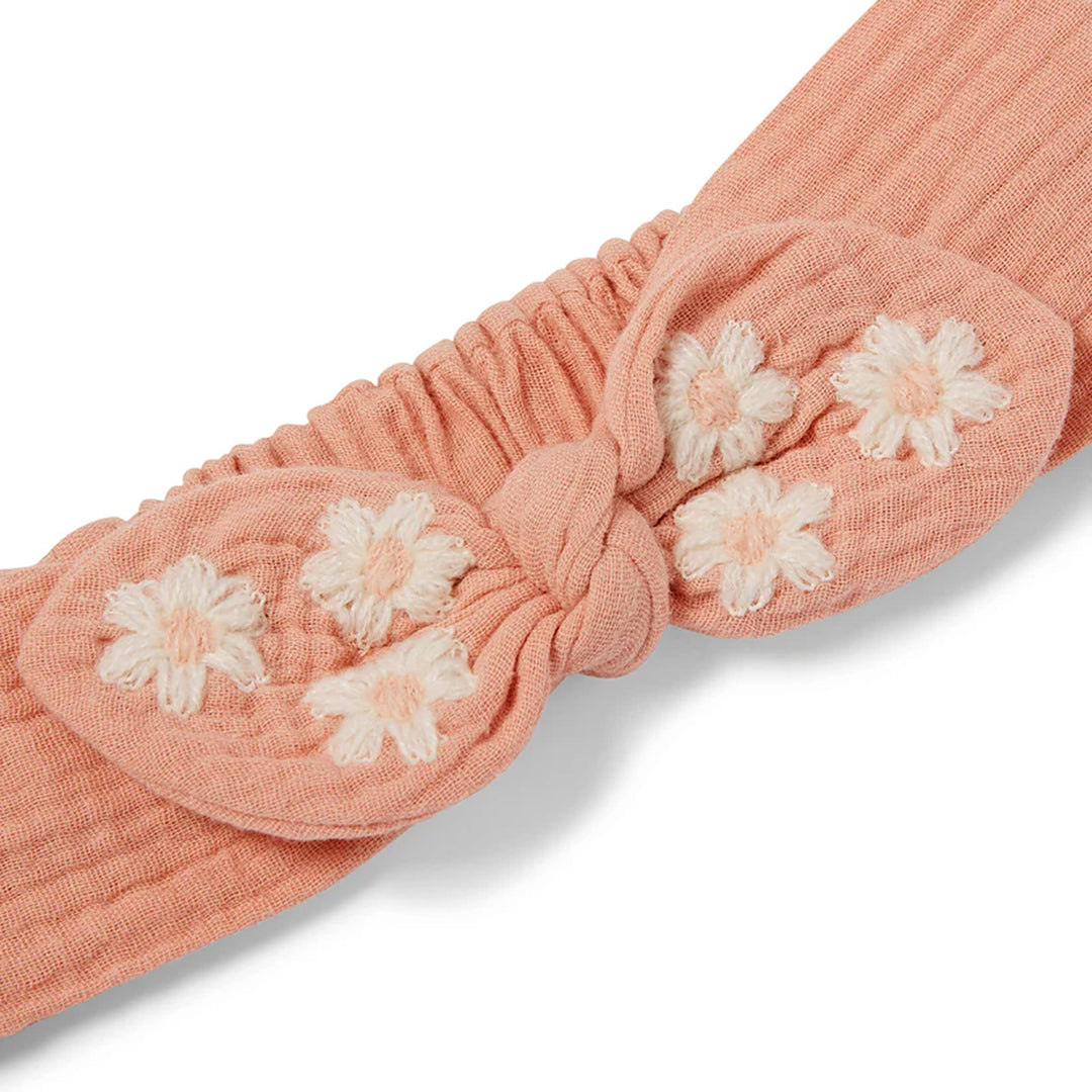 Eleanor Charles Girls The Embroidered Flower Headband
