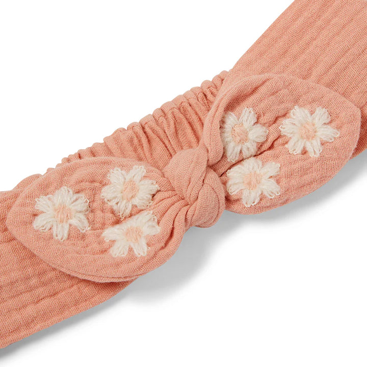 Eleanor Charles Girls The Embroidered Flower Headband