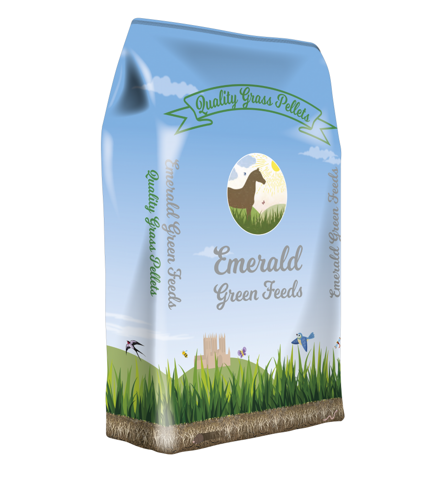 Emerald Green Feeds Grass Pellets