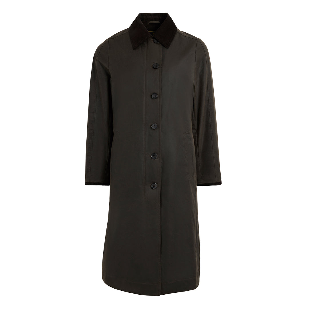 Fairfax & Favor Ladies The Edith Wax Longline Coat