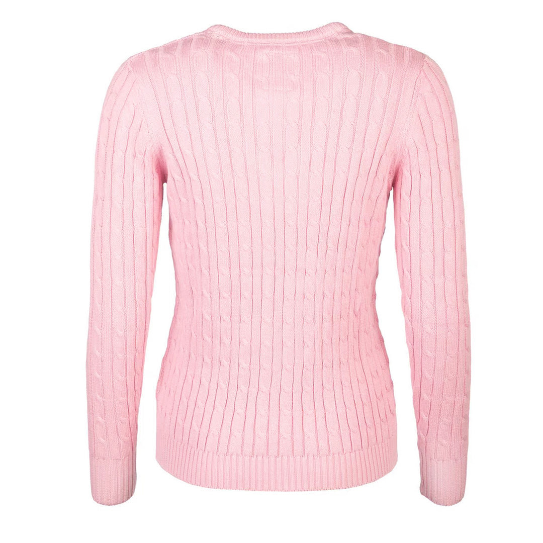 Rydale Ladies Emma V Neck Cable Knit Jumper