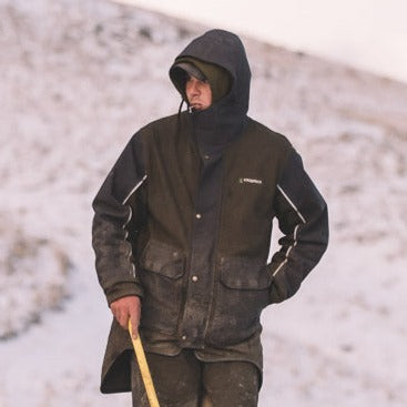 The Kaiwaka Mens Stormforce Winter Jacket in Green#Green