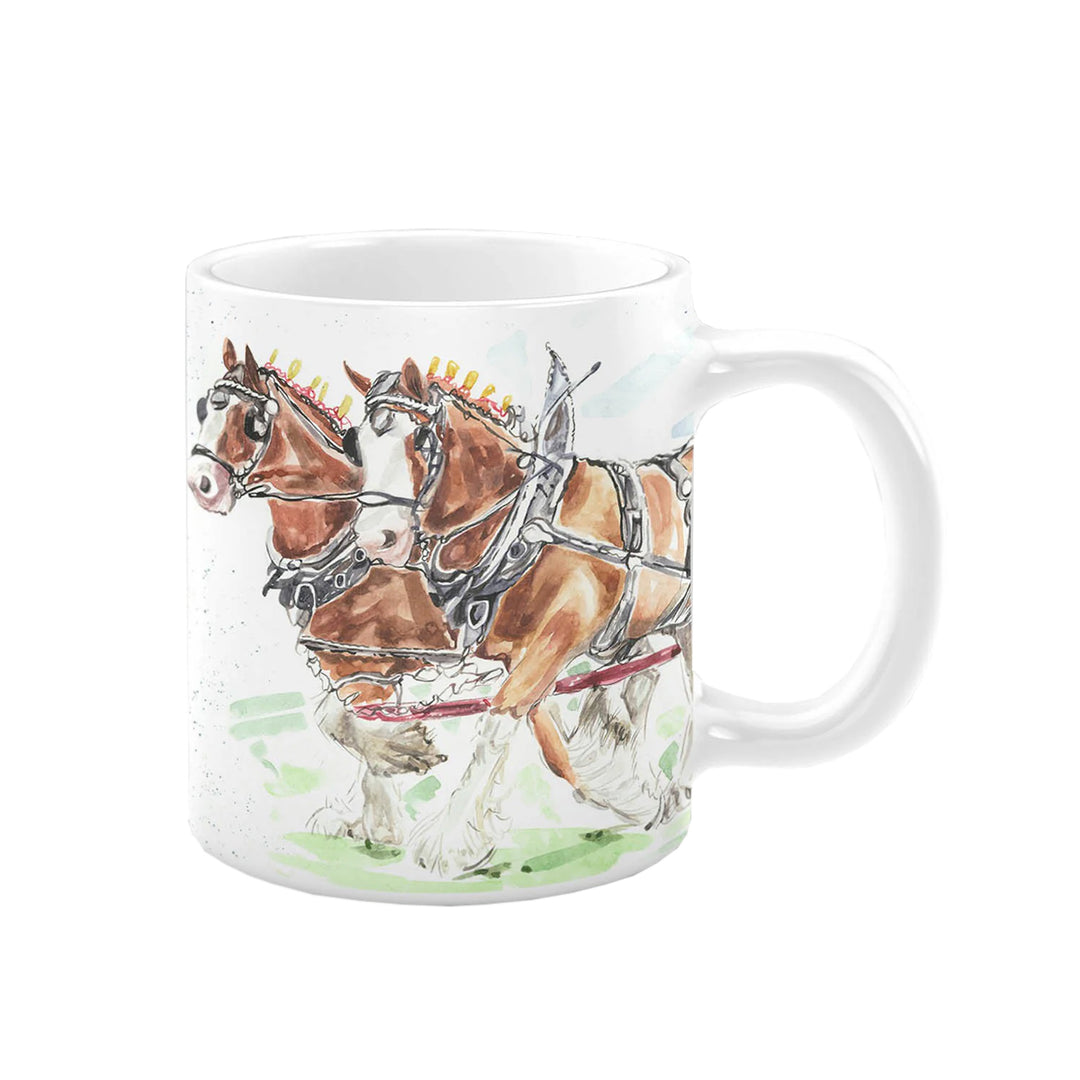Country Creation Fine Bone China 15oz Mug - Horsepower